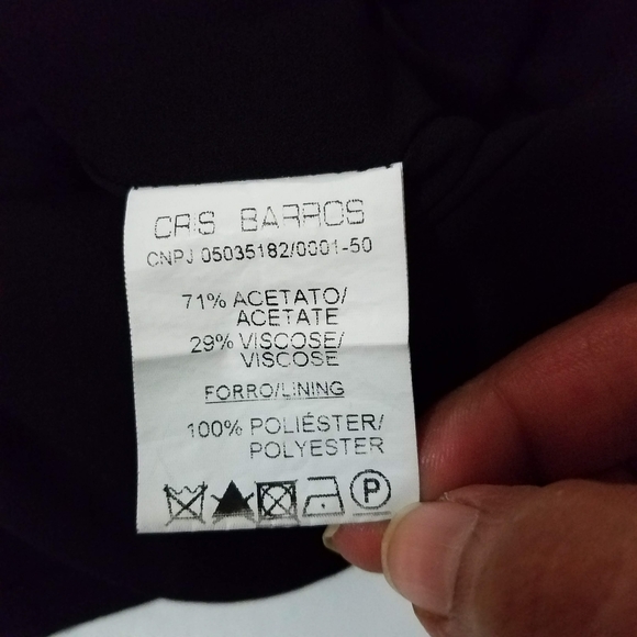 CRIS BARROS Black Short Sz Br 36/ 28 US - Picture 8 of 8